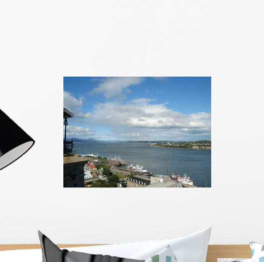 Quebec Panorama from Dufferin Wall Decal
