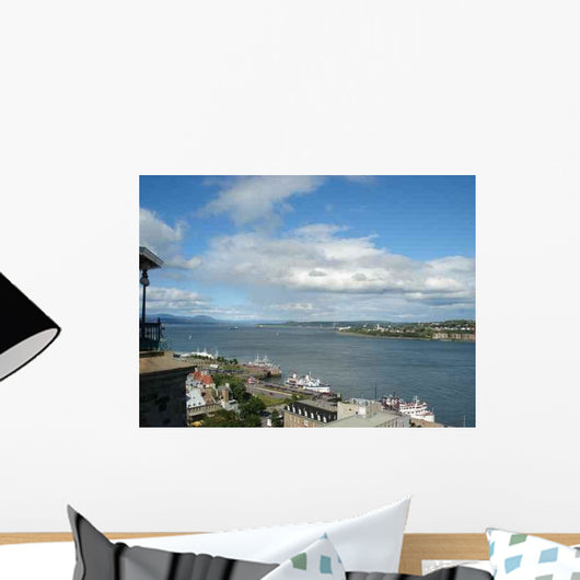 Quebec Panorama from Dufferin Wall Decal