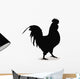 Form Contour Cock, Chicken Sign Logo Wall Decal