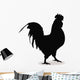 Form Contour Cock, Chicken Sign Logo Wall Decal
