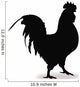 Form Contour Cock, Chicken Sign Logo Wall Decal