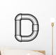 Steampunk Font Wall Decal Design 5