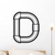 Steampunk Font Wall Decal Design 5