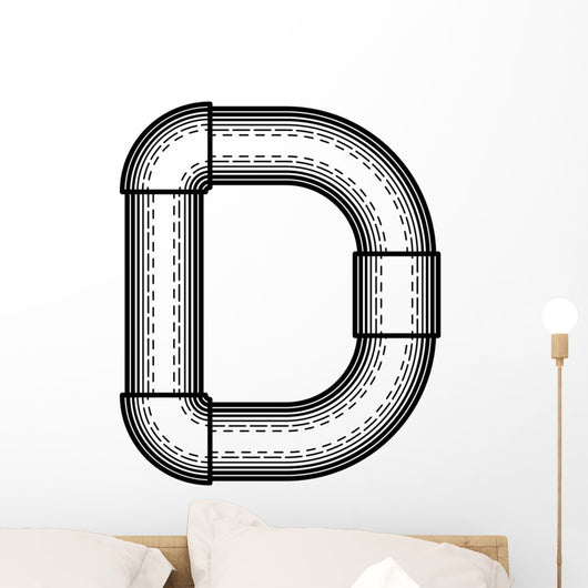 Steampunk Font Wall Decal Design 5