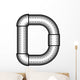 Steampunk Font Wall Decal Design 5