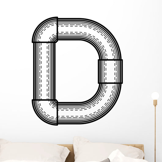 Steampunk Font Wall Decal Design 5