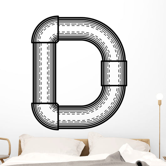 Steampunk Font Wall Decal Design 5