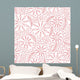 Floral Seamless Pattern with Wall Decal Design 2