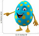 blue easter egg Wall Decal