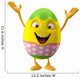 Happy Easter, 3D easter character, cheerful cartoon, amusing egg 