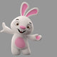 Amazing 3D Happy Easter Wall Decal Design 1