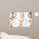 Collection of Female Portraits on Medical Procedures Wall Mural