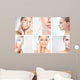 Collection of Female Portraits on Medical Procedures Wall Mural