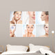 Collection of Female Portraits on Medical Procedures Wall Mural
