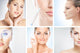 Collection of Female Portraits on Medical Procedures Wall Mural