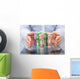 Hand Protecting Rolled up Wall Decal