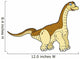 Cartoon Dinosaur - Illustration for the Children Wall Decal