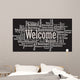 Welcome Word Cloud illustration in vector format 