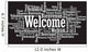 Welcome Word Cloud illustration in vector format 