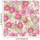 Rose Seamless with Birds Wall Decal