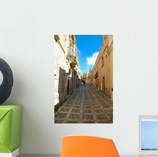 Quiet Street Italian Village Wall Decal