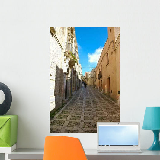 Quiet Street Italian Village Wall Decal