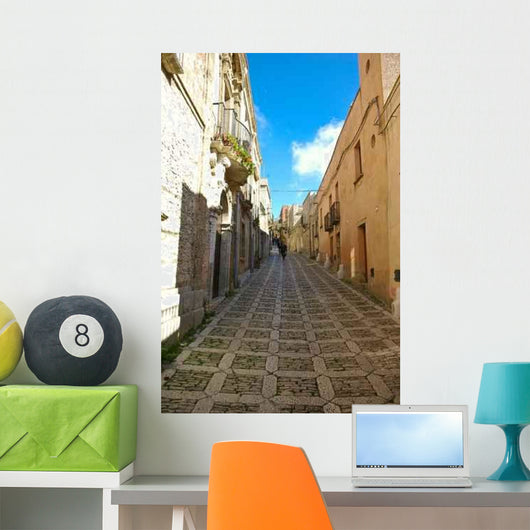 Quiet Street Italian Village Wall Decal