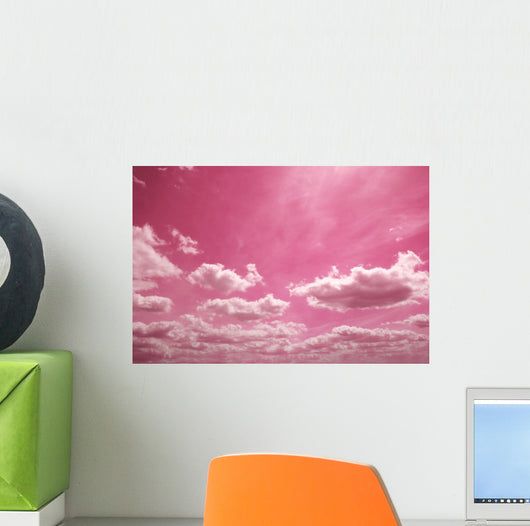 Pink Clouds Wall Mural