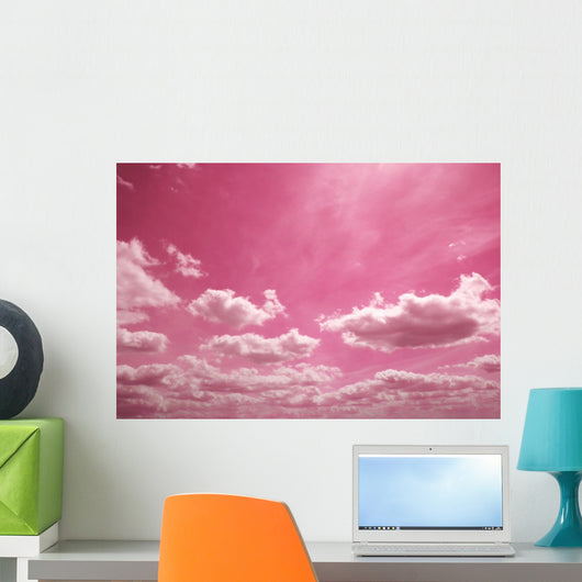 Pink Clouds Wall Mural
