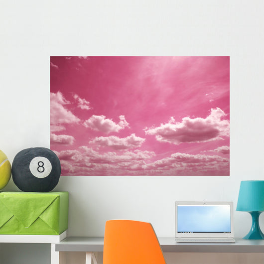Pink Clouds Wall Mural