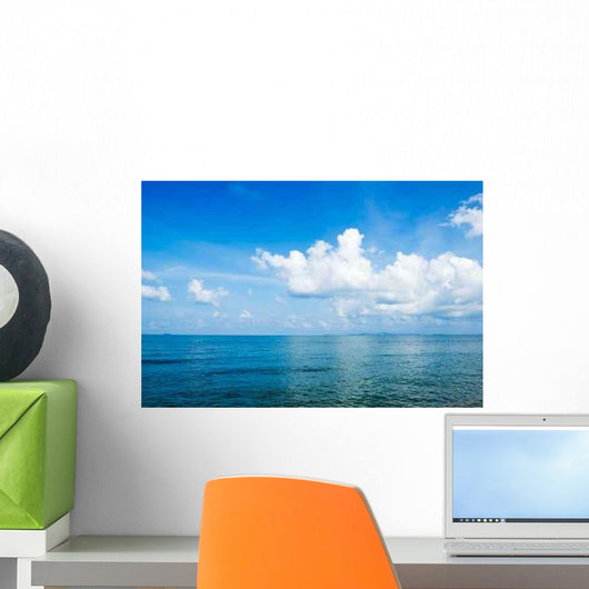 Blue Sea Wall Decal