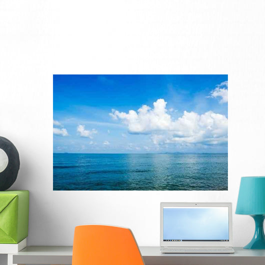 Blue Sea Wall Decal