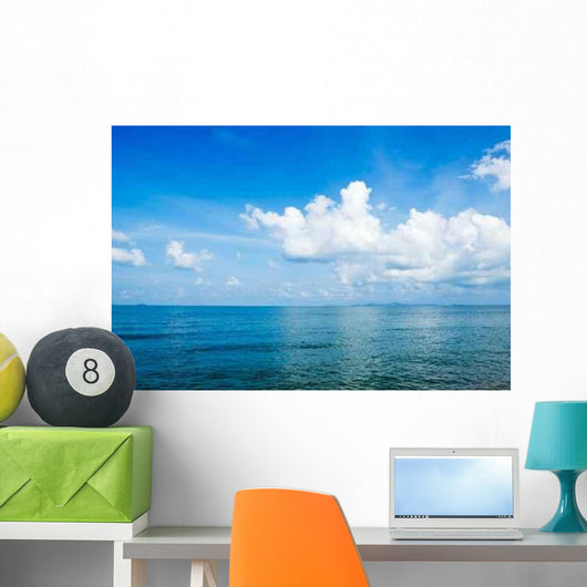 Blue Sea Wall Decal