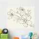 Calligraphy Cherry Blossom Wall Decal