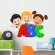 School kids with ABC 