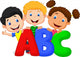 School kids with ABC 