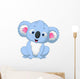 Cute koala cartoon Wall Decal