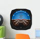 vector airplane attitude indicator - artificial horizon 