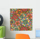 Seamless Texture with Bright Wall Decal