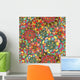 Seamless Texture with Bright Wall Decal