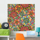 Seamless Texture with Bright Wall Decal