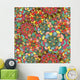 Seamless Texture with Bright Wall Decal