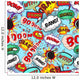 Seamless Pattern Comic Speech Wall Decal