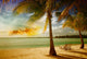 Beautiful Marine Landscape With Tree Wall Mural