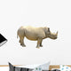 White Rhino Wall Decal