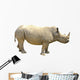 White Rhino Wall Decal
