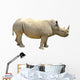 White Rhino Wall Decal