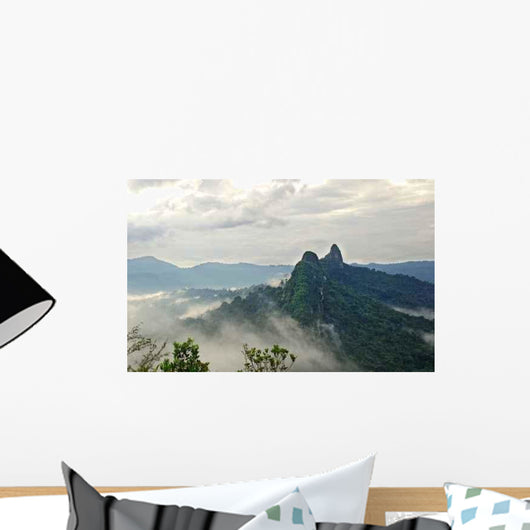Top Mountain Wall Decal