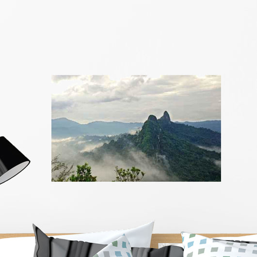 Top Mountain Wall Decal