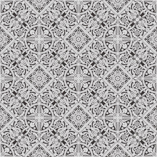 Seamless Tiling Floral Wallpaper Wall Decal